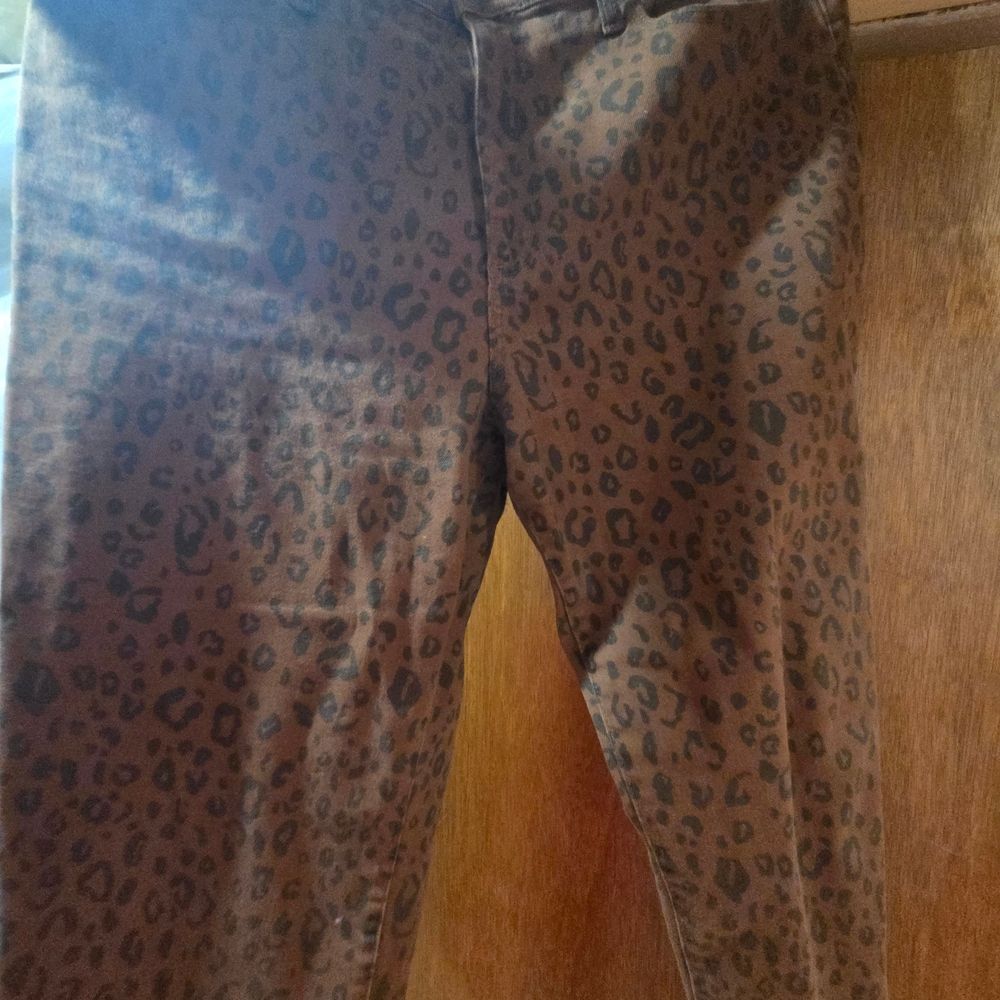 Universal Thread Brown Leopard-Print Jeans - Picture 3 of 11